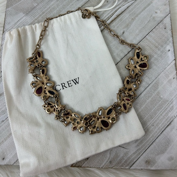 J. Crew Jewel Toned Cluster Confetti Collar Necklace - Picture 11 of 11